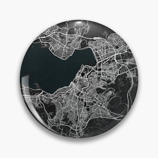 Item preview, Izmir City Map of Turkey - Dark designed and sold by deMAP.
