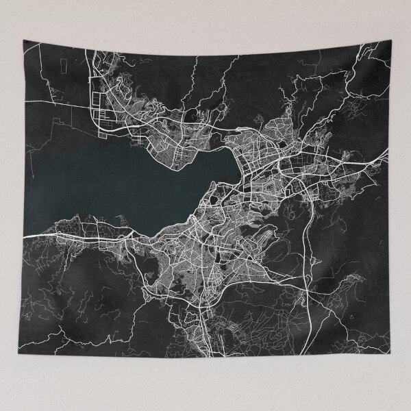 Item preview, Izmir City Map of Turkey - Dark designed and sold by deMAP.