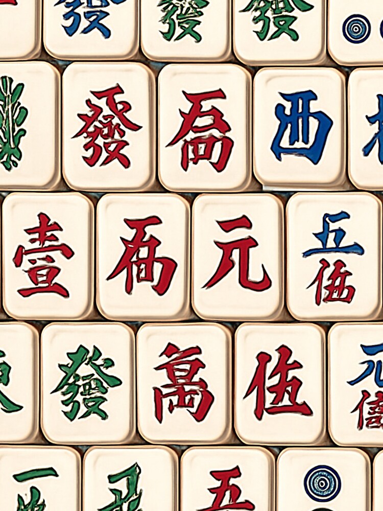 Thumbnail 5 of 5, iPhone Case, Mahjong Tile Pattern Design designed and sold by bestpattern614.
