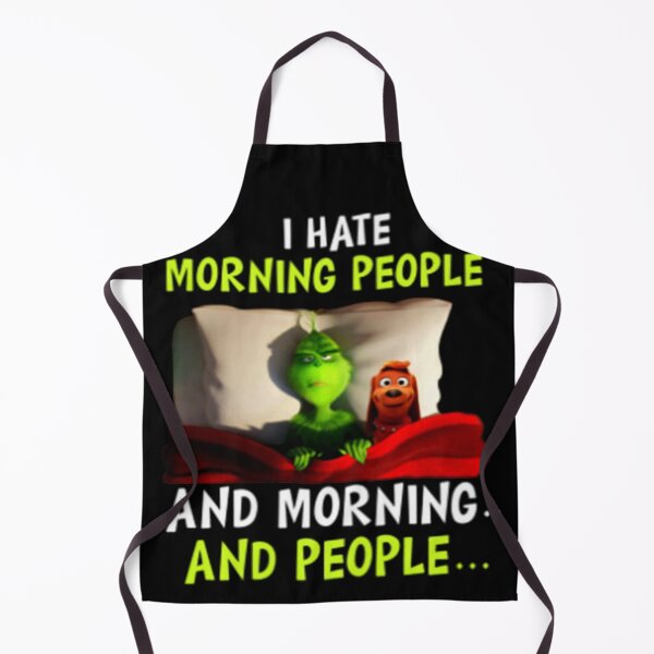 Item preview, Funny Grinch Quote | I Hate Morning People Christmas Humor Design designed and sold by Hadley Murphy.