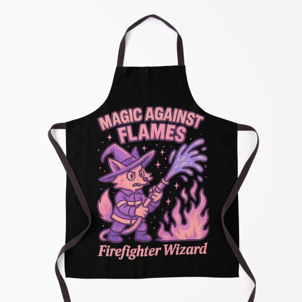 Item preview, Magic Against Flames Funny Firefighter Halloween Shirt | Wizard Fireman Tee designed and sold by ClinicalHubs.