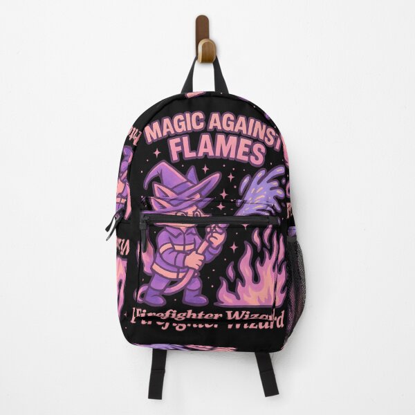Item preview, Magic Against Flames Funny Firefighter Halloween Shirt | Wizard Fireman Tee designed and sold by ClinicalHubs.