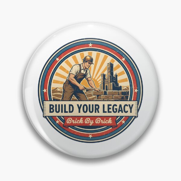 Item preview, Build Your Legacy | Brick by Brick designed and sold by DailyVibesMerch.