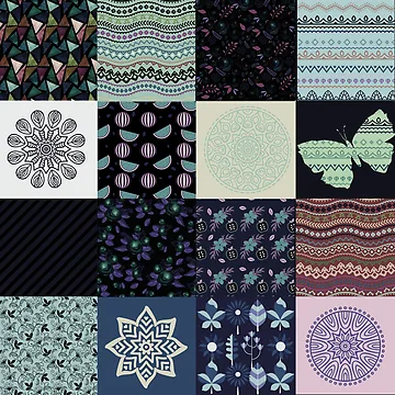 Artwork thumbnail, Patchwork53 by Design4uStudio