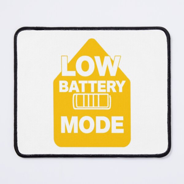 Item preview, Low Battery Mode • Funny High-Vis Safety-Style Sticker & Tee designed and sold by CMdigit.