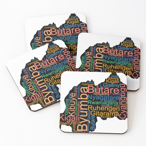 Item preview, Rwanda City Names Word Art designed and sold by TheIconSmith.
