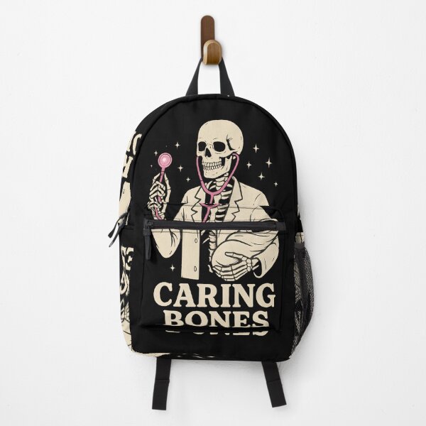 Item preview, Caring Bones Funny Doctor Halloween Shirt | Medical Skeleton Healthcare Tee designed and sold by ClinicalHubs.