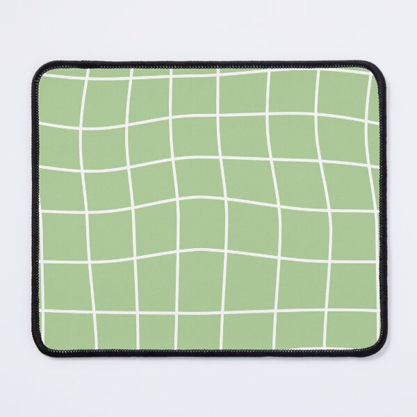 Item preview, Optical Grid – Wavy Lines Illusion on Green designed and sold by NicolaZhukov.