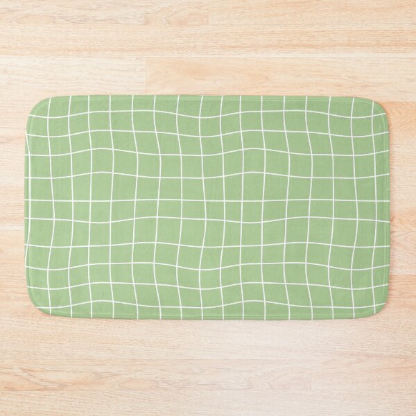 Item preview, Optical Grid – Wavy Lines Illusion on Green designed and sold by NicolaZhukov.