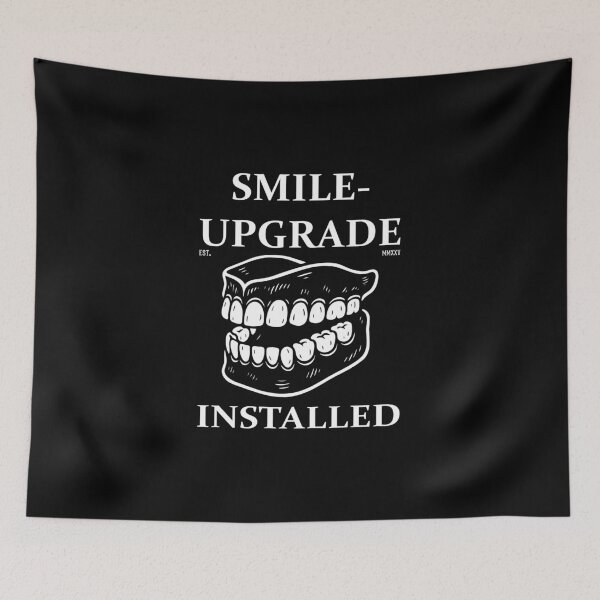 Item preview, Funny Denture Design – Smile Upgrade Installed designed and sold by RetroMaritalArt.