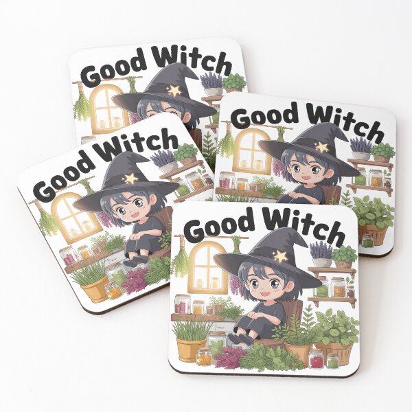 Item preview, Good Witch with herbs designed and sold by BohoShopHU.