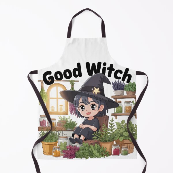 Item preview, Good Witch with herbs designed and sold by BohoShopHU.