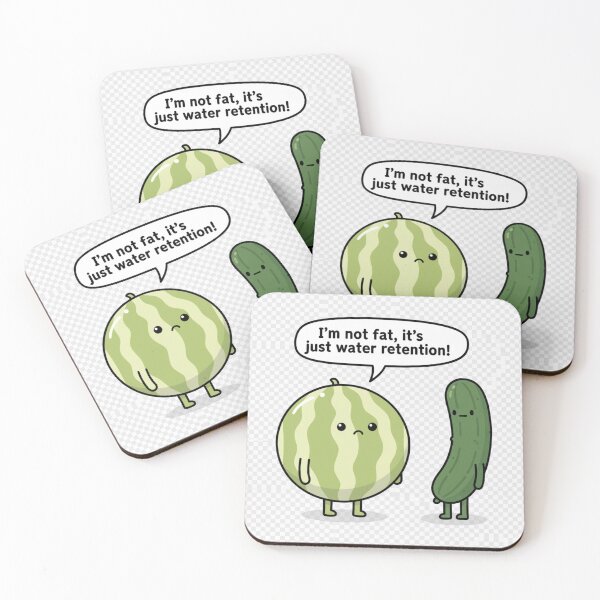 Item preview, Not Fat, just hydrated! designed and sold by JuiceTentation.