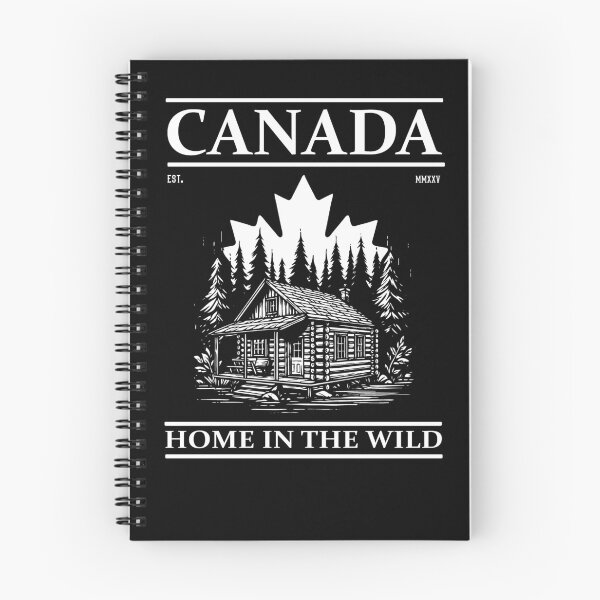 Artikelvorschau, Canada – Home in the Wild Blockhaus Design entworfen und verkauft von RetroMaritalArt.