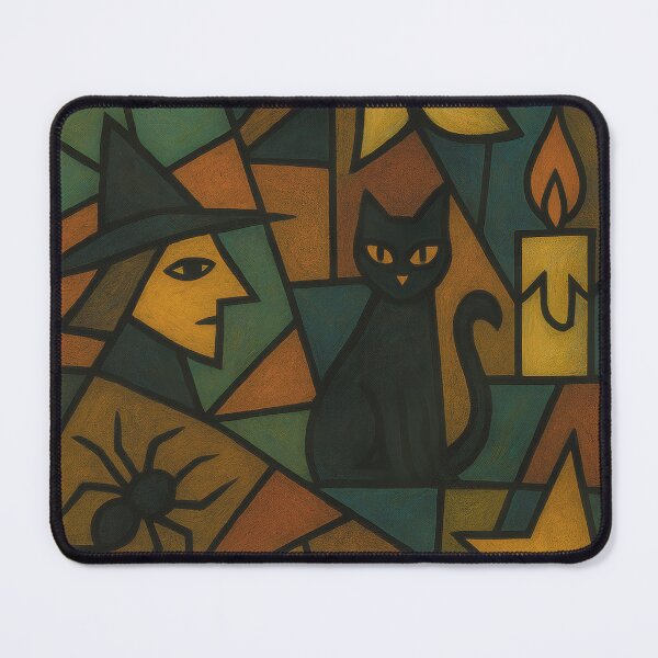 Item preview, Halloween Cubism Geometric Abstract Art designed and sold by charlypicazo.