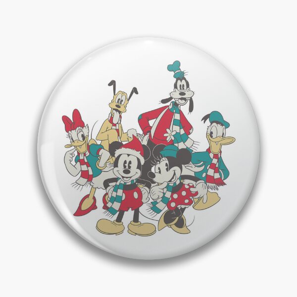 Item preview, Mickey And Friends Christmas Vintage Group Shot designed and sold by Hadley Murphy.
