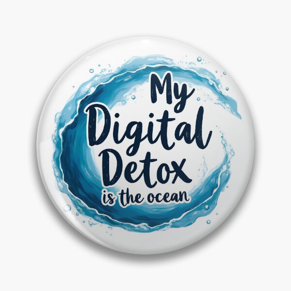 Item preview, My Digital Detox Is The Blue Ocean  designed and sold by sharifex.