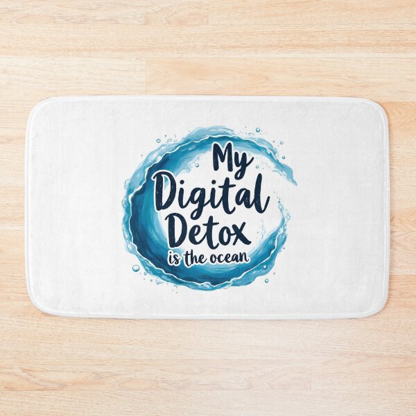 Item preview, My Digital Detox Is The Blue Ocean  designed and sold by sharifex.