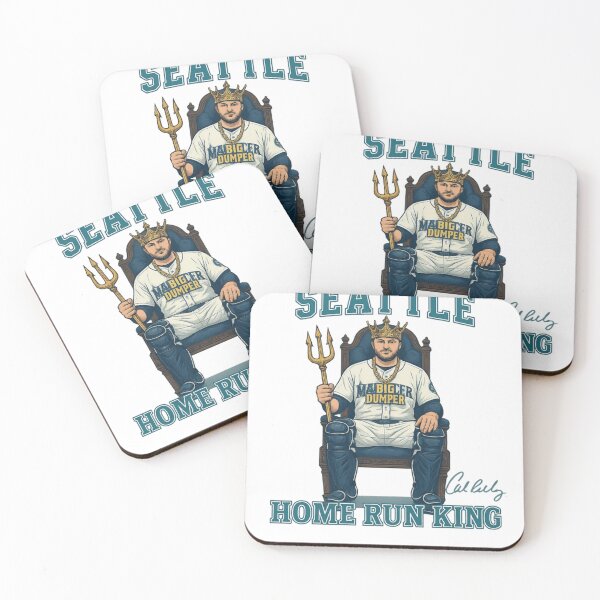 Item preview, Seattle Home Run King Baseball Throne Art designed and sold by PeytoAnni.