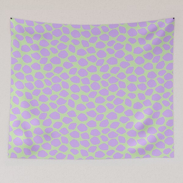 Item preview, Purple Organic Blobs on Green designed and sold by NicolaZhukov.