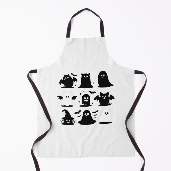 Item preview, Minimal Halloween Silhouette Pattern – Bats, Pumpkins, Ghosts & Moon | Modern Black and White Vector Design designed and sold by Windy-market.
