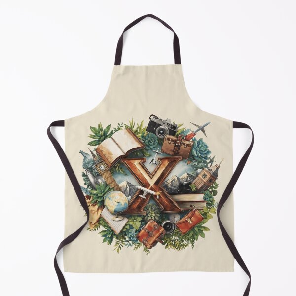 Item preview, Adventure Awaits – Vintage Travel Letter X Monogram | Explorer’s Crossroads & Faithful Journey Design designed and sold by AmenAlways.