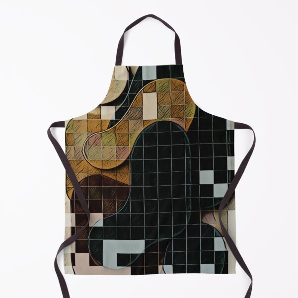 Item preview, Organic & Geometric Abstract Wall Art – Mosaic Shapes designed and sold by WittyUnknown.