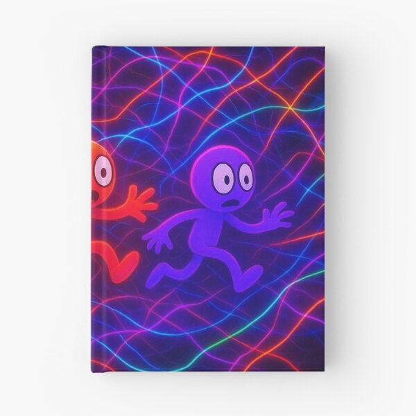 Item preview, Intertwined figures in the neon net designed and sold by Sigtrix.