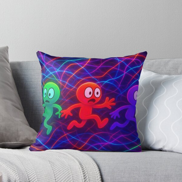Item preview, Intertwined figures in the neon net designed and sold by Sigtrix.