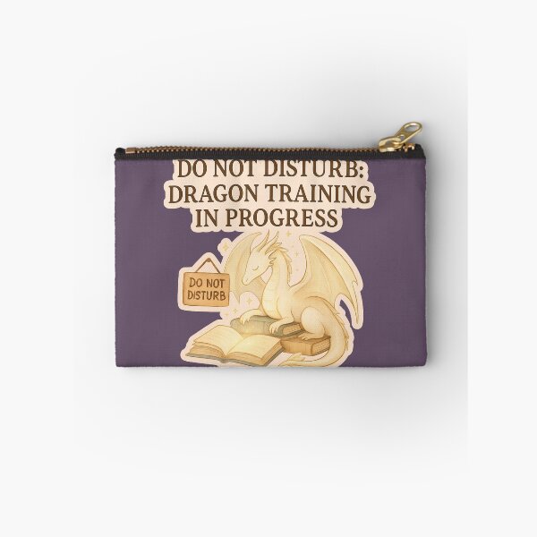 Item preview, Do Not Disturb: Dragon Training in Progress - Light Dragon Sticker (Fourth Wing Empyrean Inspired) designed and sold by BumbleVee ☀️.
