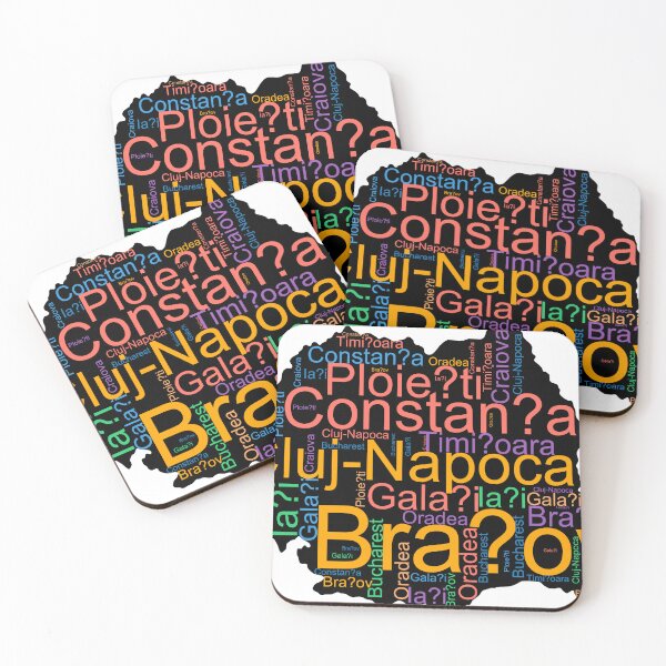 Item preview, Romania City Names Word Art designed and sold by TheIconSmith.