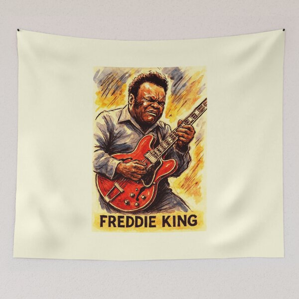 Item preview, Freddie King - Chicago Blues Fan designed and sold by Sarcastic designs.