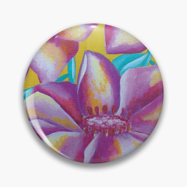 Item preview, purple and yellow flower painting designed and sold by GENEST-V.