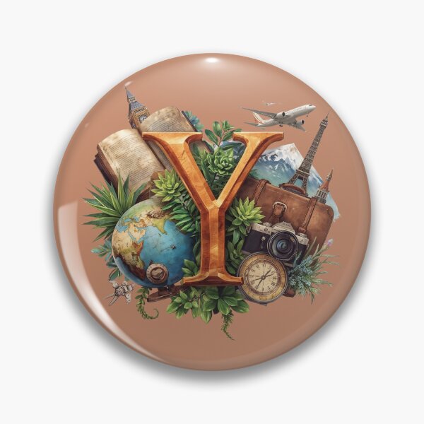 Item preview, Adventure Awaits – Vintage Travel Letter Y Monogram | Yearning & Youthful Wanderlust Design for Dreamers designed and sold by AmenAlways.