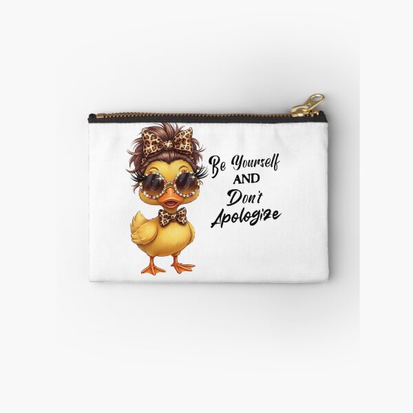 Item preview, Girls Be Yourself and Don't Apologize Duck Funny Duck designed and sold by BornBorn.