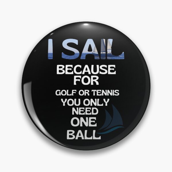 Item preview, Real Sailors Need Two – Bold & Funny Sailing Quote designed and sold by SVALANART.
