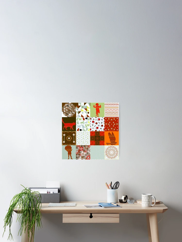 Thumbnail 2 of 3, Poster, Patchwork243 designed and sold by Design4uStudio.