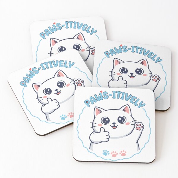 Item preview, Paws-itively Funny Pet Lover T-Shirt – Cute Cat Pun Tee designed and sold by SoulMint.