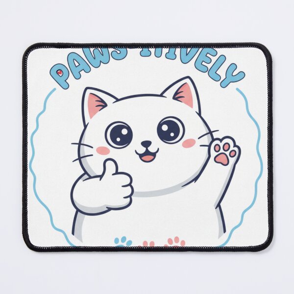 Item preview, Paws-itively Funny Pet Lover T-Shirt – Cute Cat Pun Tee designed and sold by SoulMint.