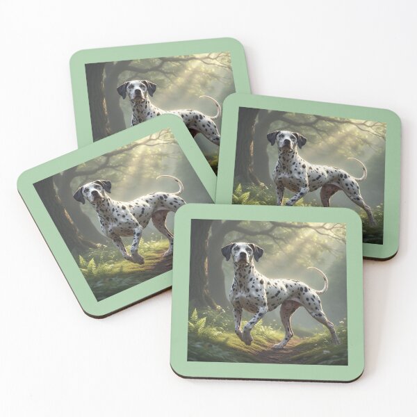 Item preview, Majestic Dalmatian Dog Portrait Inquisitive Forest Stroll designed and sold by David R Sawin The Architects Of Eden.