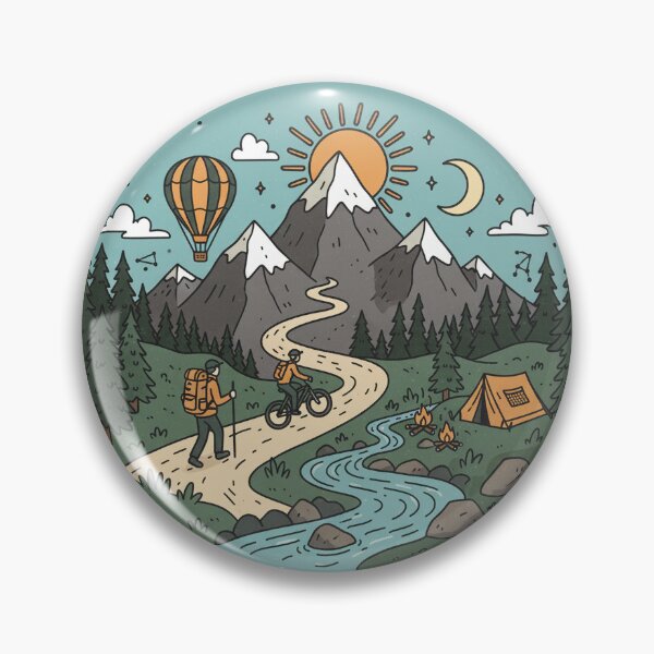 Item preview, "Hiking" sticker designed and sold by NorthSelas.
