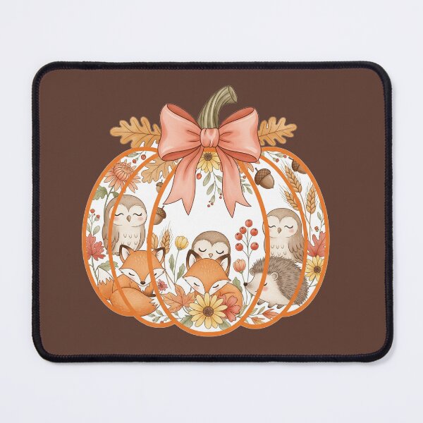 Item preview, Cozy Autumn Woodland Pumpkin designed and sold by StellasRealm.