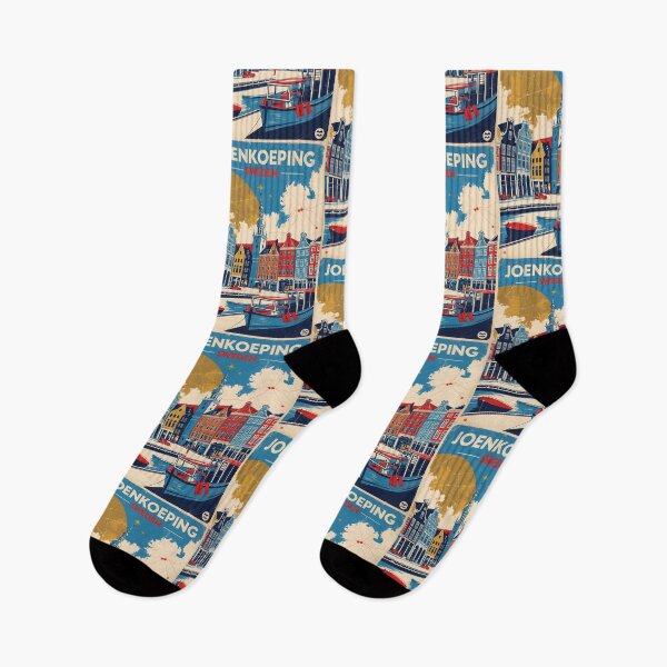 Item preview, Joenkoeping Sweden 1950s Vintage Travel Tourism designed and sold by TravelersGems.