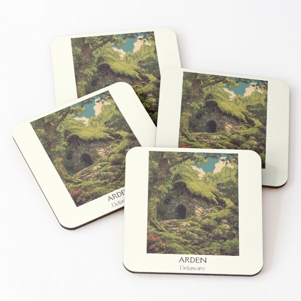 Item preview, Arden Delaware Forest Grotto | Arts and Crafts Art Print designed and sold by TuncGK.