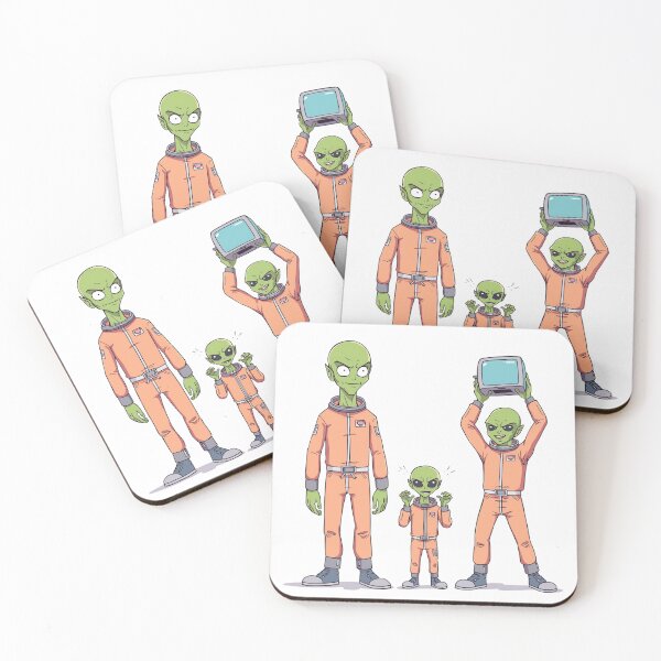 Item preview, The Awkward Aliens designed and sold by areyoucrazy.