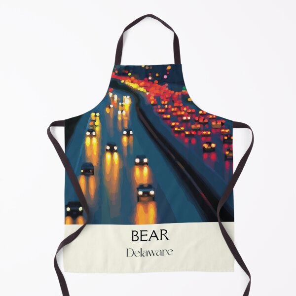 Item preview, Bear Delaware Highway | Commuter Traffic Night Art Print designed and sold by TuncGK.