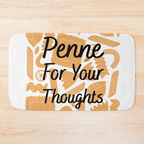 Item preview, Penne For Your Thoughts pun designed and sold by Emsimonsen.