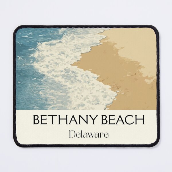 Item preview, Bethany Beach Delaware Shore | Quiet Resorts Art Print designed and sold by TuncGK.