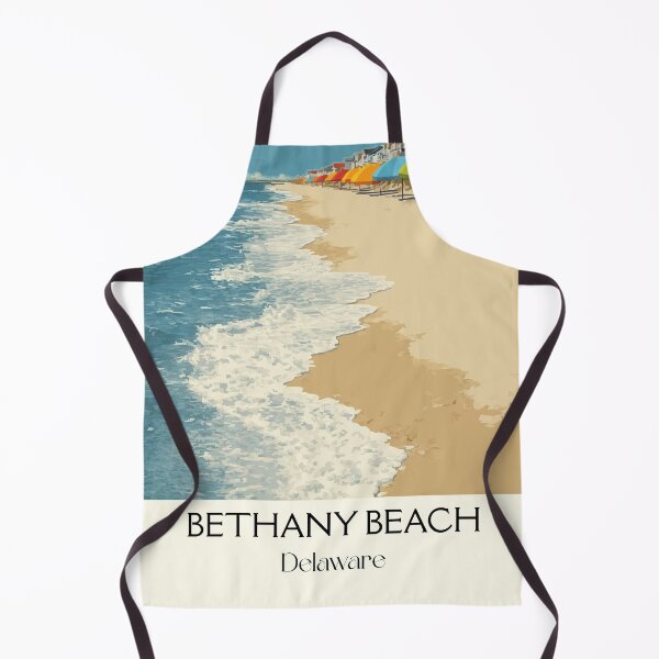 Item preview, Bethany Beach Delaware Shore | Quiet Resorts Art Print designed and sold by TuncGK.
