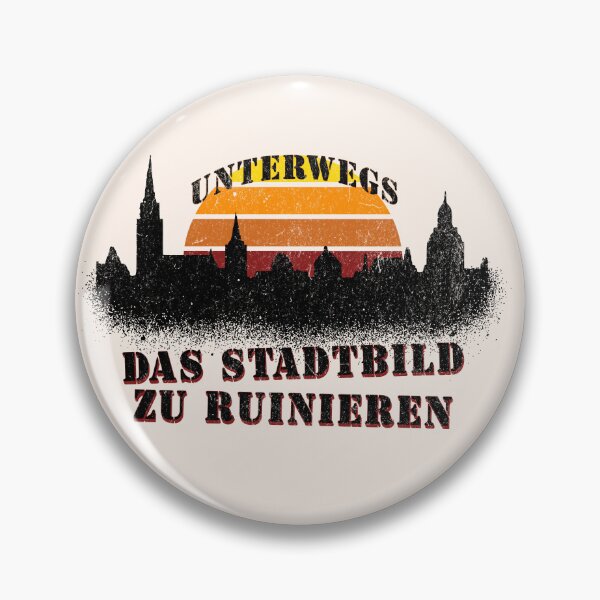 Item preview, Antifascist Statement Design – Cityscape Criticism with Skyline and Sunset designed and sold by VariousGoodies.